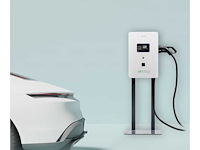 Ecotap - laadzuil duo wit-wit - laadpaal