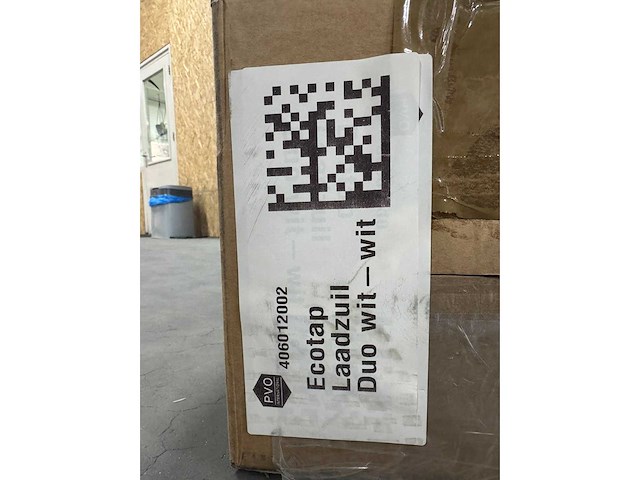Ecotap - laadzuil duo wit-wit - laadpaal - afbeelding 5 van  6