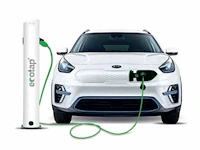 Ecotap - laadzuil duo wit-wit - laadpaal