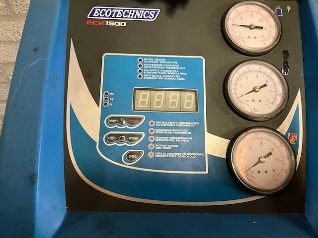 Ecotechnics eck1500 airco test- en vulapparaat - afbeelding 4 van  6