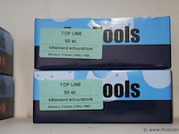 Ecotools topline klittenband schuurschijf - 80x133mm - 2 dozen á 50 stuks - afbeelding 1 van  2