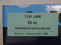 Ecotools topline klittenband schuurschijf - 80x133mm - 2 dozen á 50 stuks - afbeelding 2 van  2