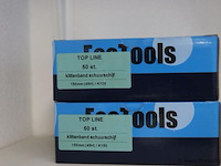 Ecotools topline klittenband schuurschijf 150mm - 2 dozen á 50 stuks - afbeelding 1 van  2