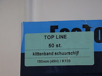 Ecotools topline klittenband schuurschijf 150mm - 2 dozen á 50 stuks - afbeelding 2 van  2
