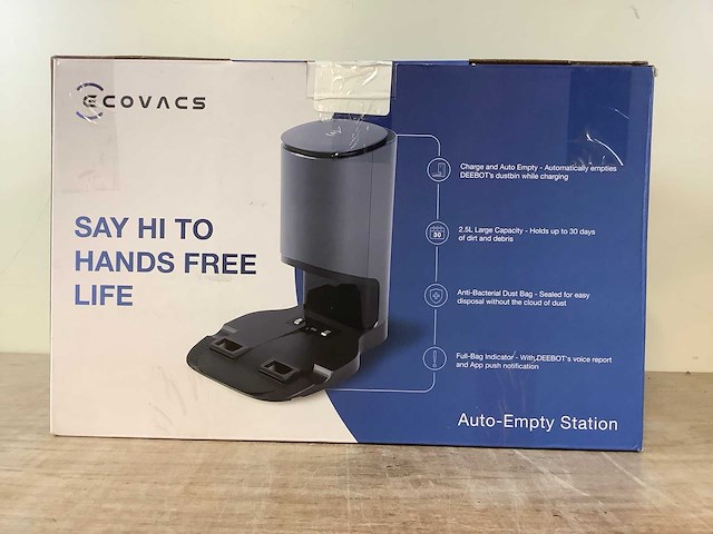 Ecovacs auto-empty station ch1918 robotstofzuiger - afbeelding 2 van  6