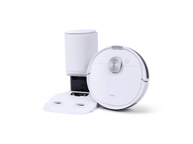 Ecovacs deebot n10 robotstofzuiger met dweilfunctie zwart/wit - afbeelding 4 van  6