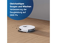 Ecovacs deebot n8 pro care robotstofzuiger 2600pa 3d obstakelherkenning - afbeelding 2 van  4