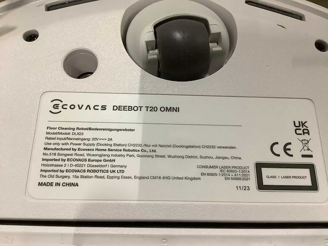 Ecovacs deebot t20 omni robotstofzuiger - afbeelding 5 van  13