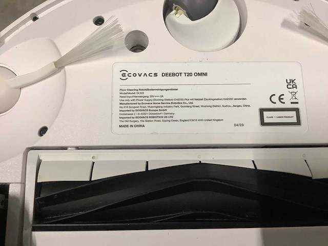 Ecovacs deebot t20 omni robotstofzuiger - afbeelding 2 van  11