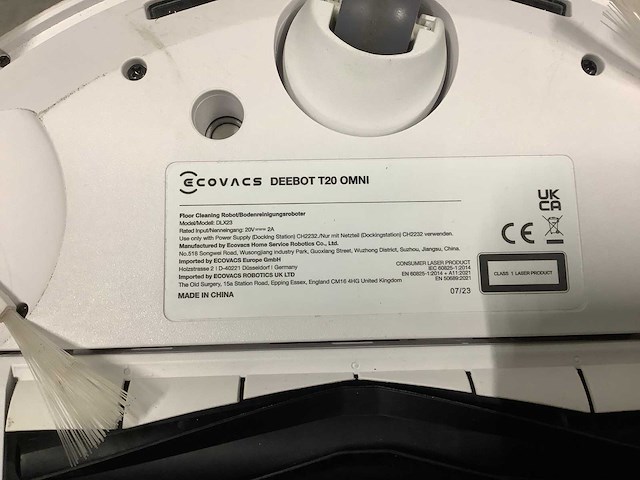 Ecovacs deebot t20 omni robotstofzuiger - afbeelding 2 van  10