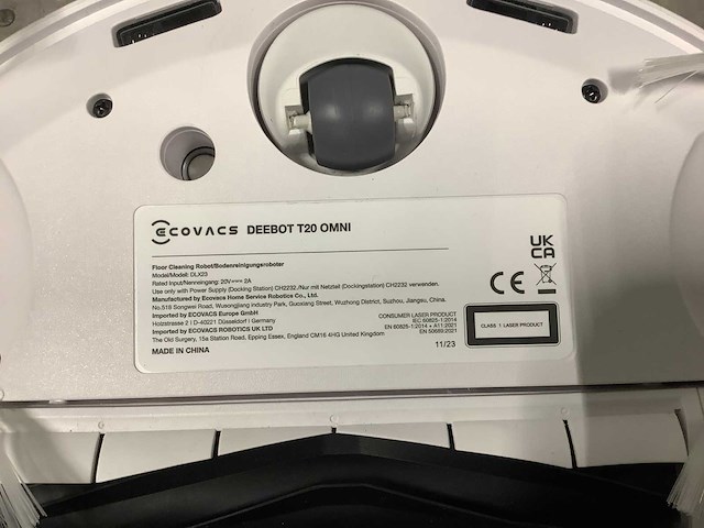 Ecovacs deebot t20 omni robotstofzuiger - afbeelding 2 van  11