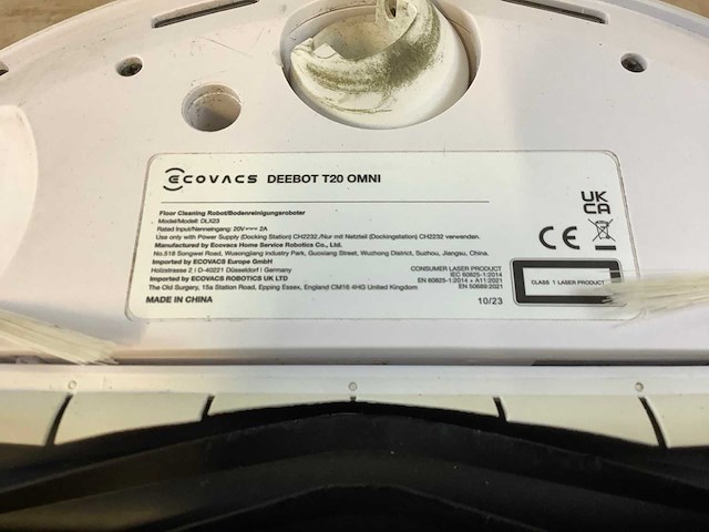 Ecovacs deebot t20 omni robotstofzuiger - afbeelding 10 van  10