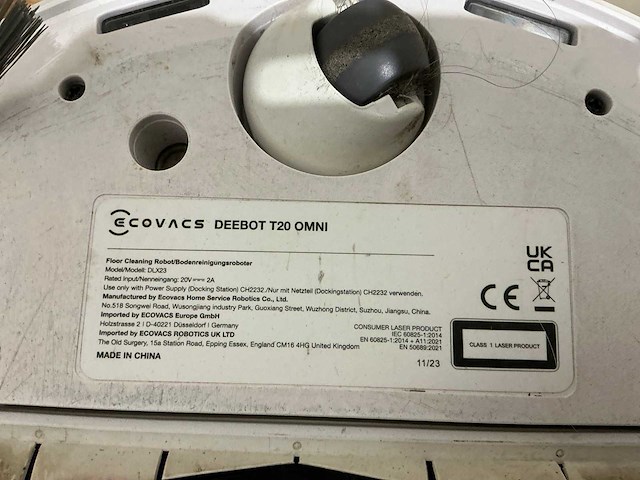 Ecovacs deebot t20 omni robotstofzuiger - afbeelding 3 van  12