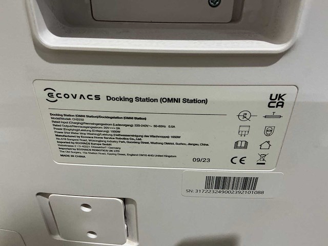 Ecovacs deebot t20 omni robotstofzuiger - afbeelding 10 van  12