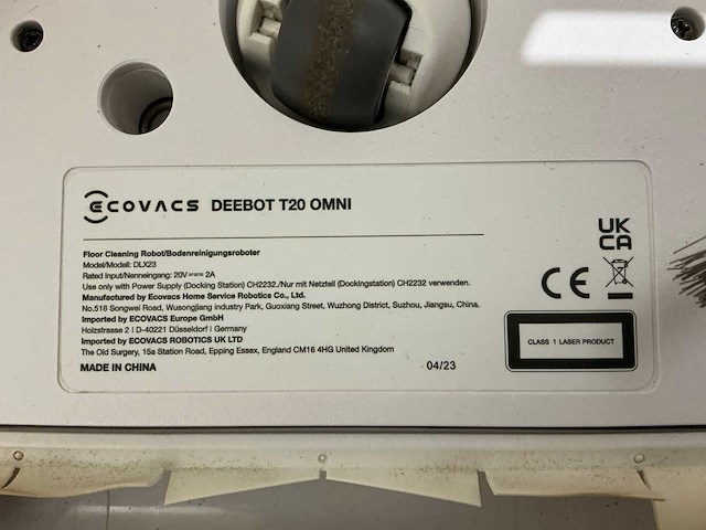 Ecovacs deebot t20 omni robotstofzuiger - afbeelding 3 van  12