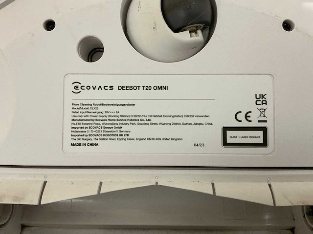 Ecovacs deebot t20 omni robotstofzuiger - afbeelding 11 van  12