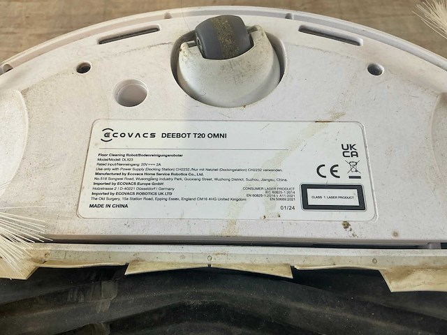 Ecovacs deebot t20 omni robotstofzuiger - afbeelding 2 van  11
