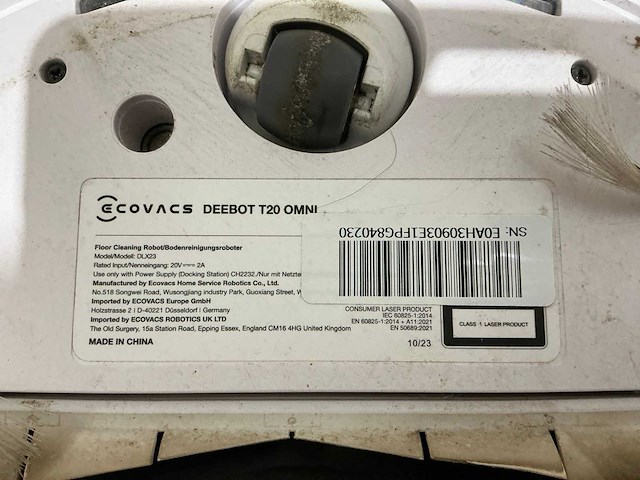 Ecovacs deebot t20 omni robotstofzuiger - afbeelding 3 van  12