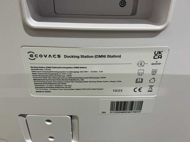 Ecovacs deebot t20 omni robotstofzuiger - afbeelding 10 van  12