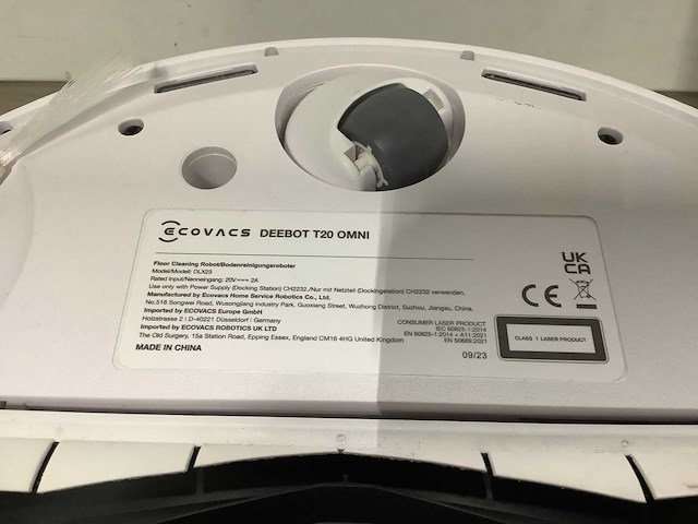 Ecovacs deebot t20 omni robotstofzuiger - afbeelding 10 van  10