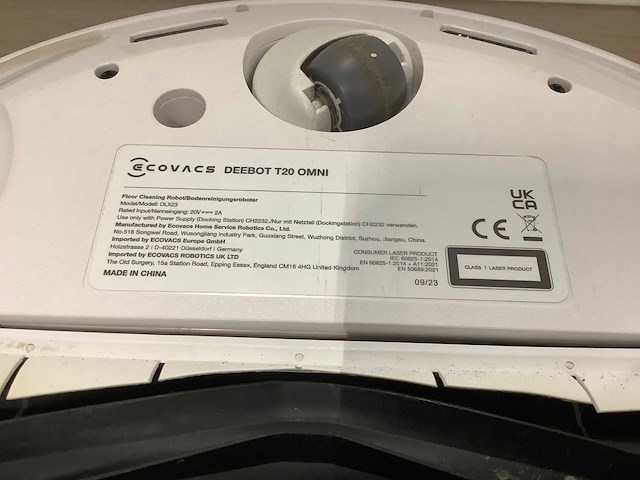 Ecovacs deebot t20 omni robotstofzuiger - afbeelding 2 van  11