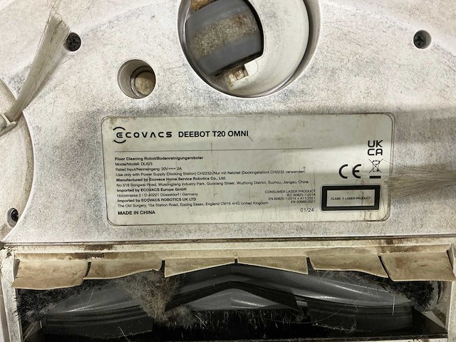 Ecovacs deebot t20 omni robotstofzuiger - afbeelding 9 van  9