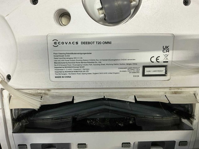 Ecovacs deebot t20 omni robotstofzuiger - afbeelding 9 van  9