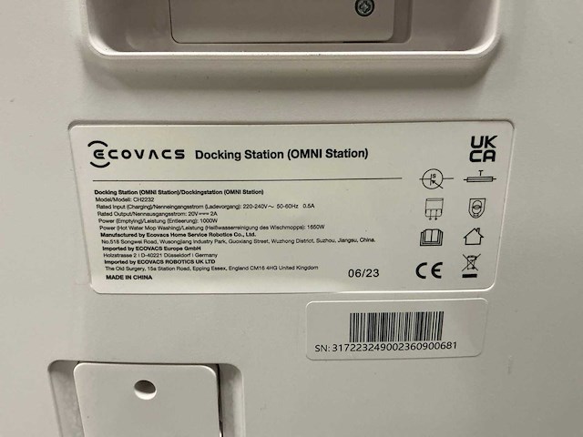 Ecovacs deebot t20 omni robotstofzuiger - afbeelding 10 van  12
