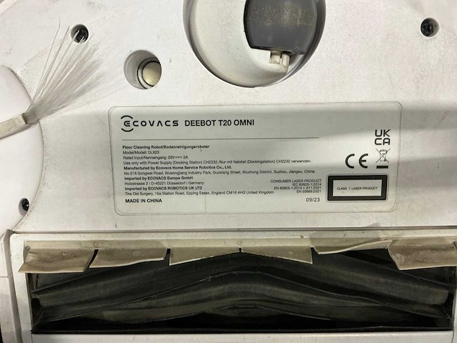 Ecovacs deebot t20 omni robotstofzuiger - afbeelding 2 van  2