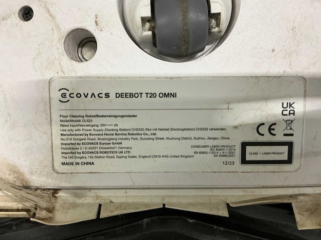 Ecovacs deebot t20 omni robotstofzuiger - afbeelding 9 van  9
