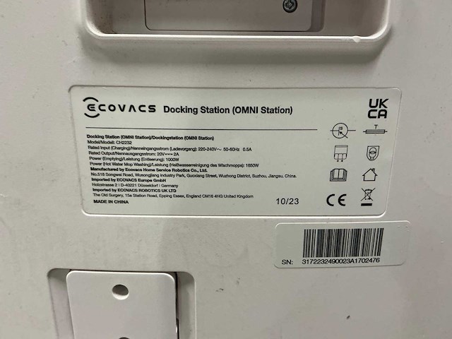 Ecovacs deebot t20 omni robotstofzuiger - afbeelding 10 van  12
