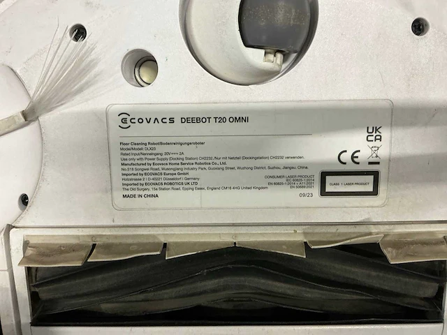 Ecovacs deebot t20 omni robotstofzuiger - afbeelding 10 van  10