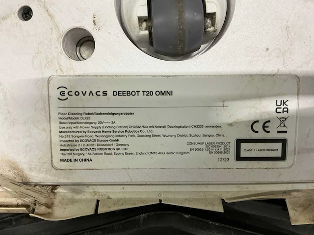 Ecovacs deebot t20 omni robotstofzuiger - afbeelding 7 van  9