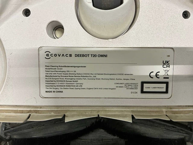 Ecovacs deebot t20 omni robotstofzuiger - afbeelding 6 van  6