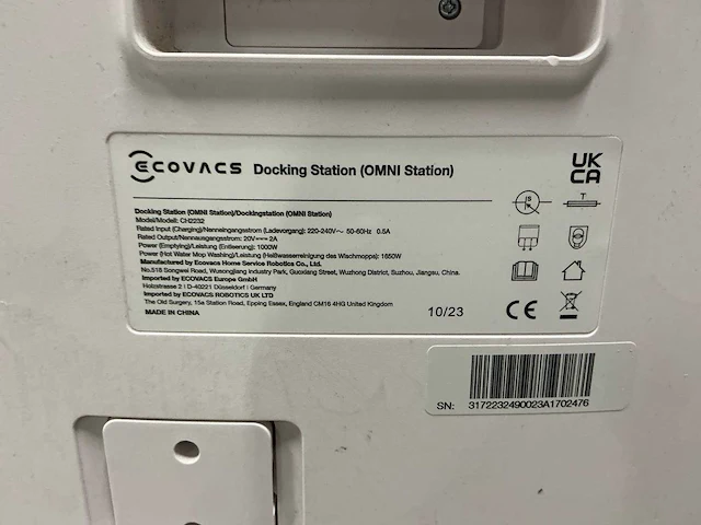 Ecovacs deebot t20 omni robotstofzuiger - afbeelding 10 van  12