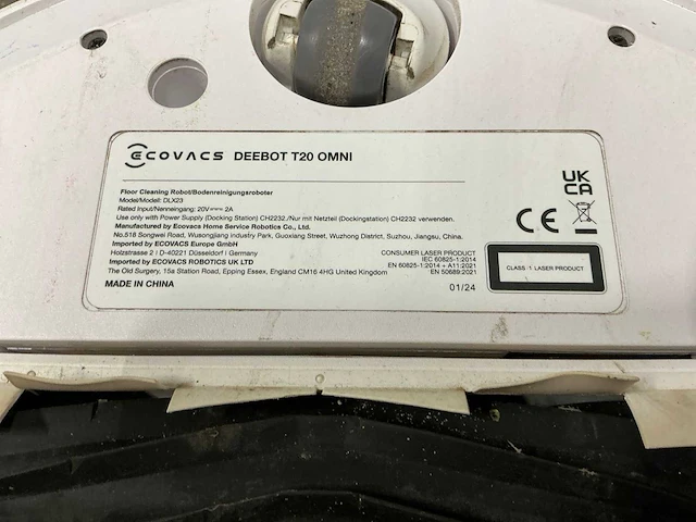 Ecovacs deebot t20 omni robotstofzuiger - afbeelding 3 van  12