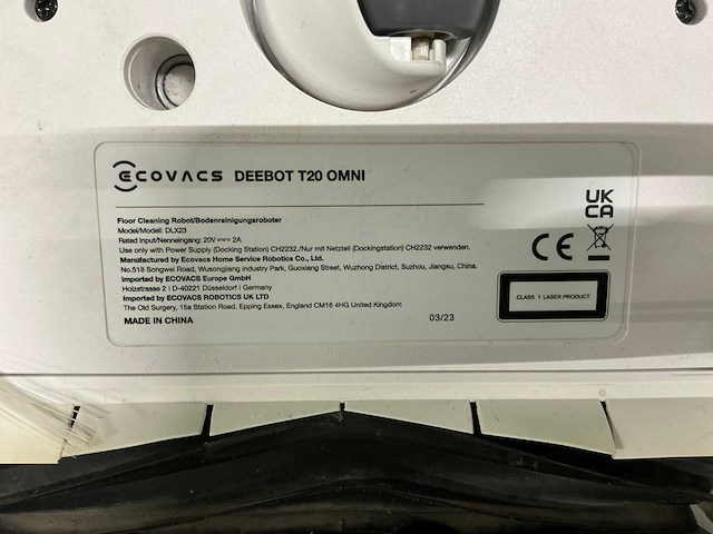Ecovacs deebot t20 omni robotstofzuiger - afbeelding 9 van  9