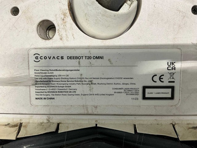 Ecovacs deebot t20 omni robotstofzuiger - afbeelding 8 van  8