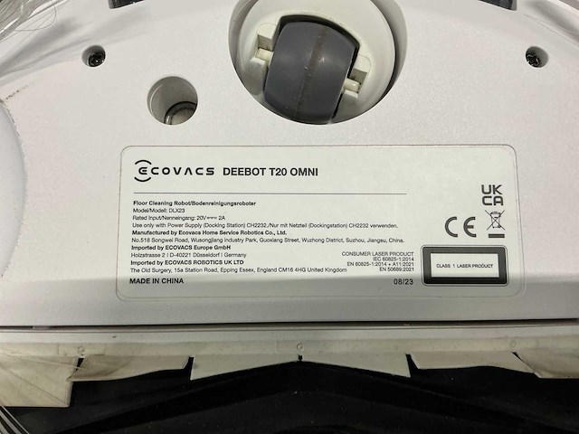 Ecovacs deebot t20 omni robotstofzuiger - afbeelding 6 van  6
