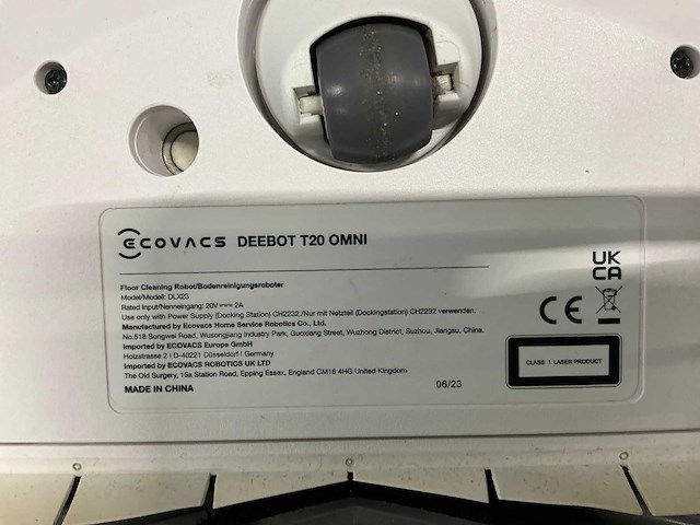 Ecovacs deebot t20 omni robotstofzuiger - afbeelding 10 van  10
