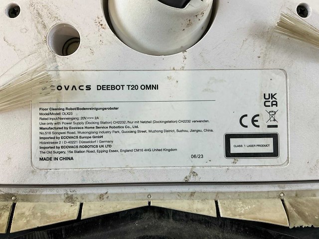 Ecovacs deebot t20 omni robotstofzuiger - afbeelding 6 van  6