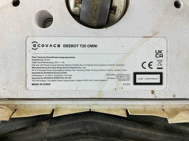 Ecovacs deebot t20 omni robotstofzuiger - afbeelding 8 van  8