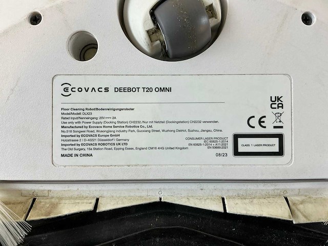 Ecovacs deebot t20 omni robotstofzuiger - afbeelding 9 van  9