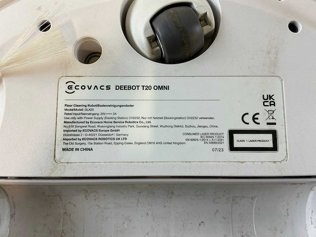 Ecovacs deebot t20 omni robotstofzuiger - afbeelding 9 van  9