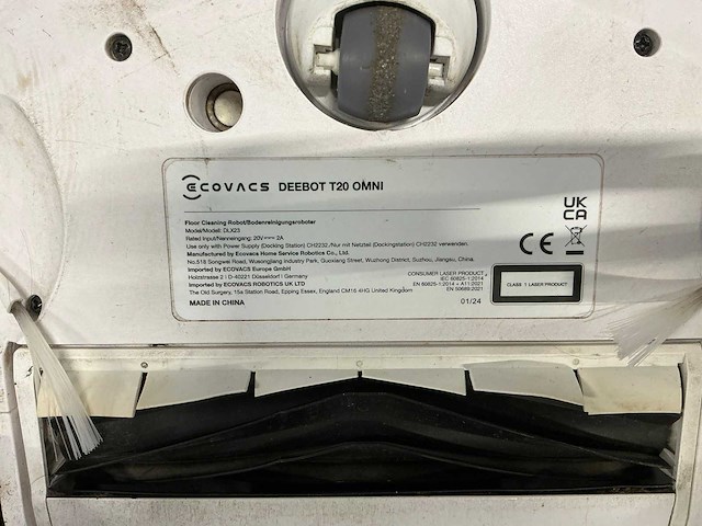 Ecovacs deebot t20 omni robotstofzuiger - afbeelding 8 van  8