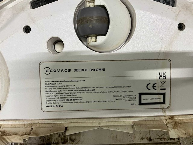 Ecovacs deebot t20 omni robotstofzuiger - afbeelding 9 van  9