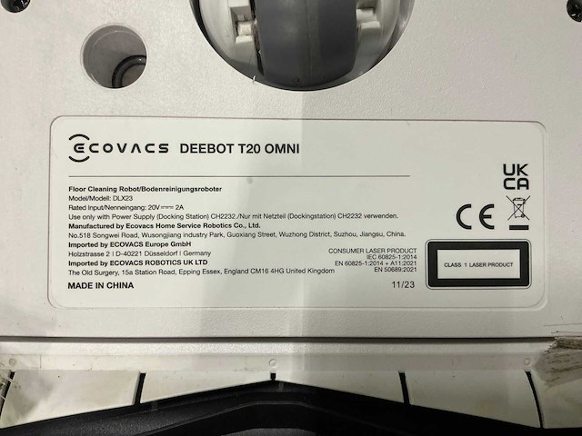 Ecovacs deebot t20 omni - afbeelding 7 van  10