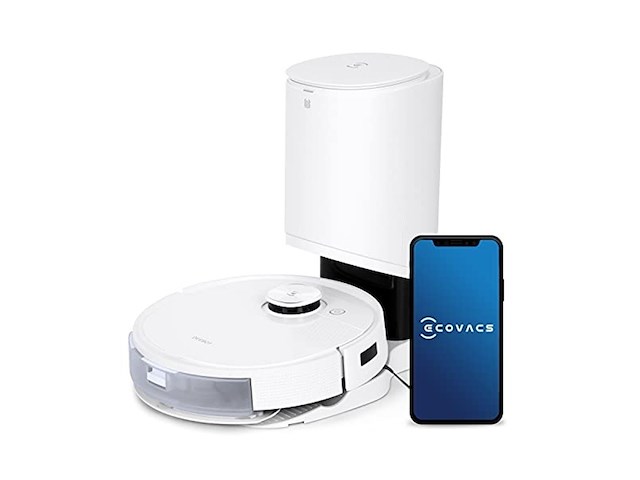 Ecovacs deebot t9+ robotstofzuiger met zuigstation wit - afbeelding 1 van  6