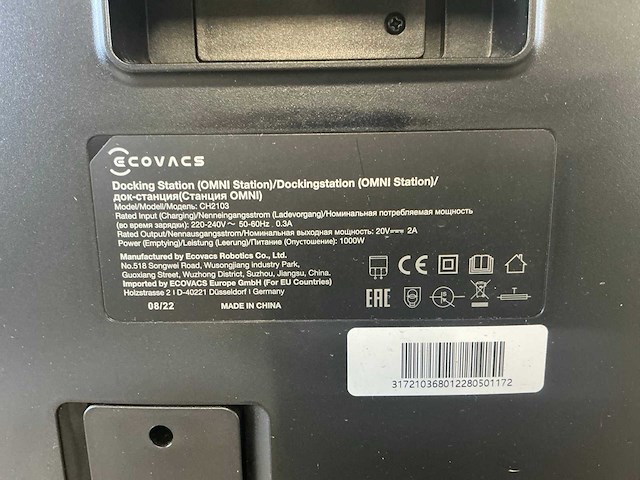 Ecovacs deebot x1 omni robotstofzuiger - afbeelding 10 van  12