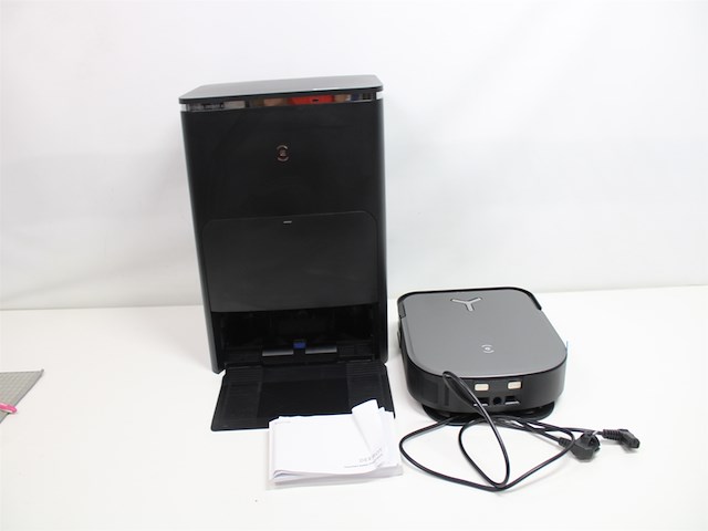 Ecovacs deebot x2 omni robotstofzuiger automatisch leegstation actief dweilsysteem zwart - afbeelding 5 van  6